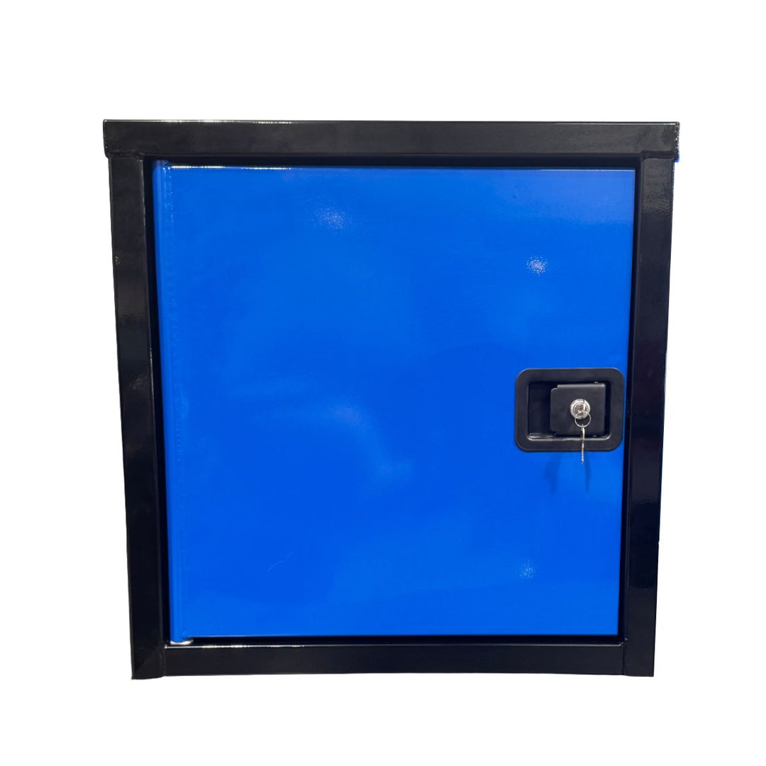 SHIPS NOW! Floor Model 2'x2' Blue Wall Cabinet