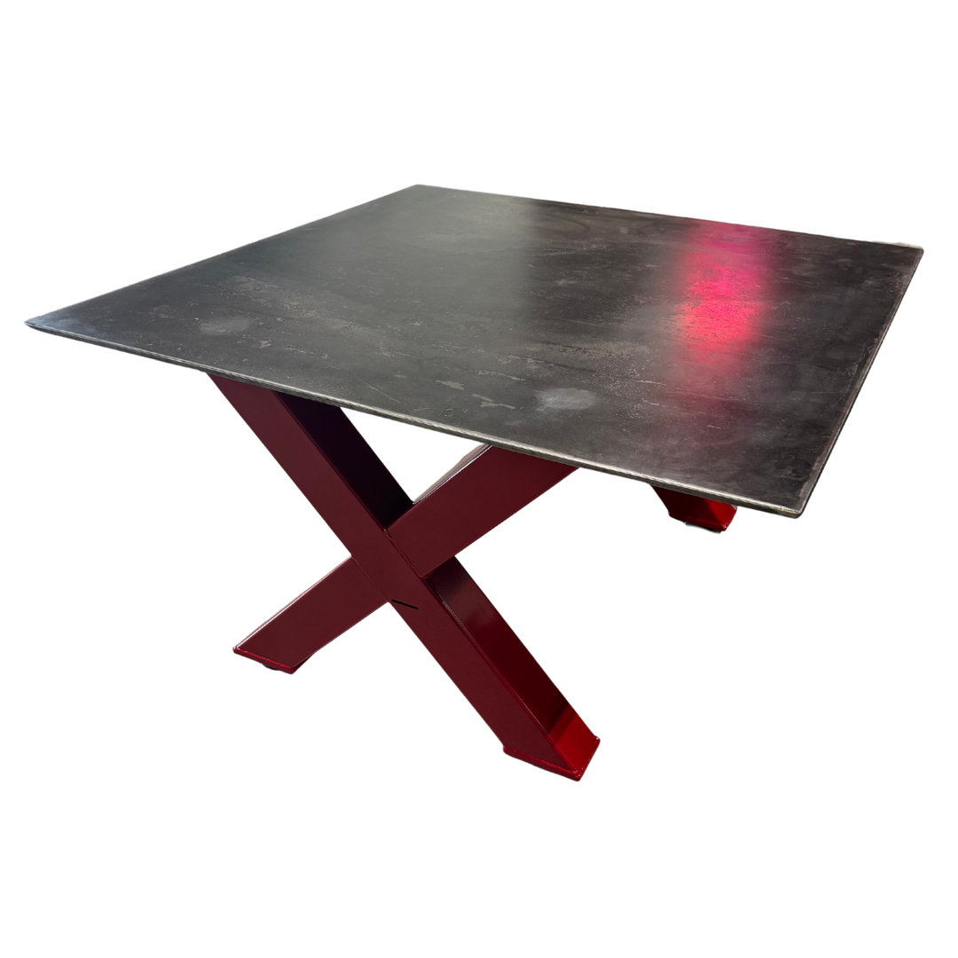 SHIPS NOW! Floor Model Red Industrial Workbench and Blueprint/Drafting Table