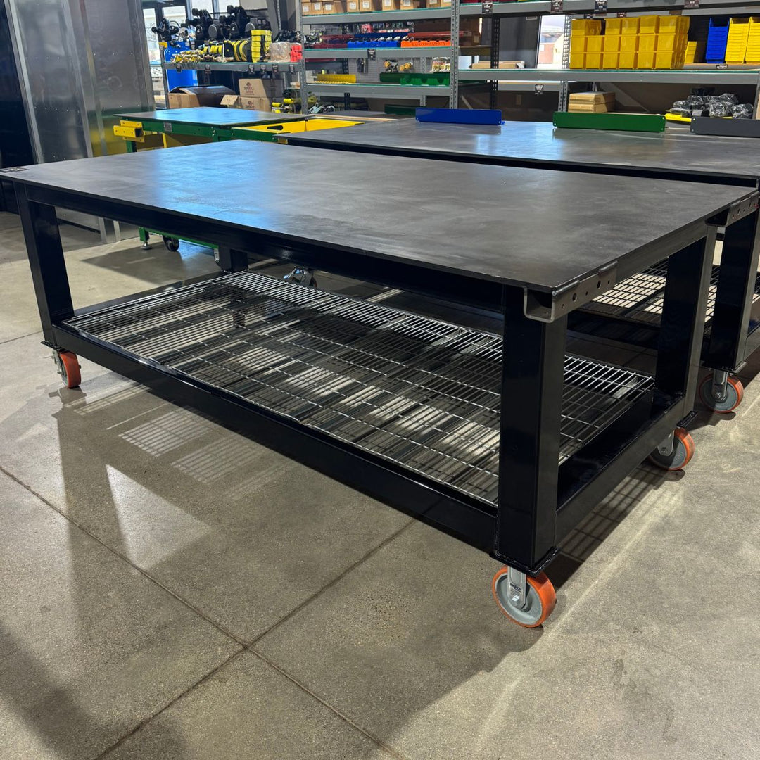 FLOOR MODEL: 4x8 Welding Table with Casters