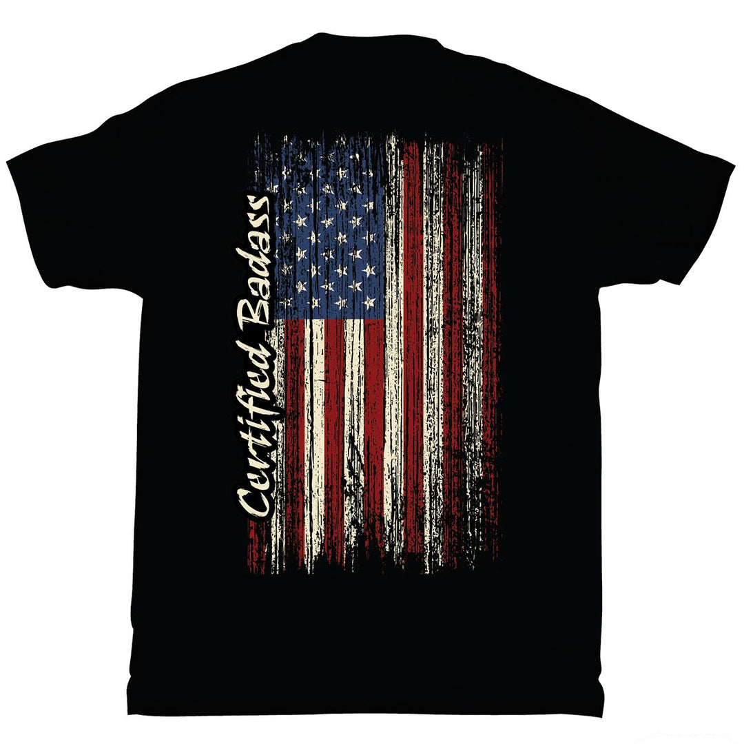 Certified Badass Flag T-Shirt