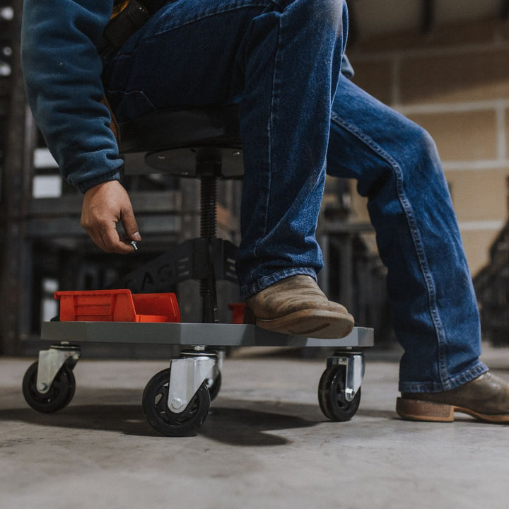 Badass Garage Stool - Scratch and Dent